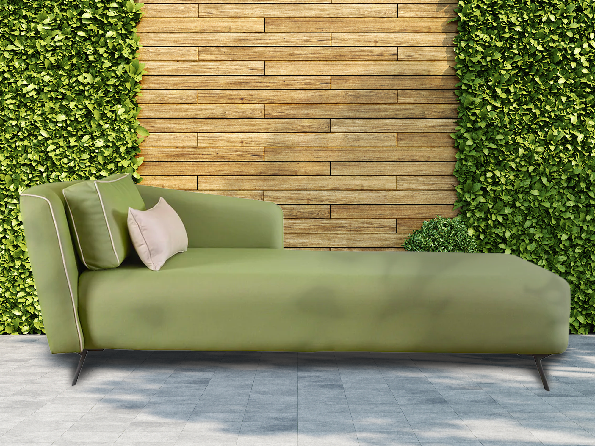 Outdoor chaise lounge sofa deals